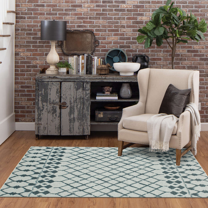 Technicolor Daniella Grey Area Rug