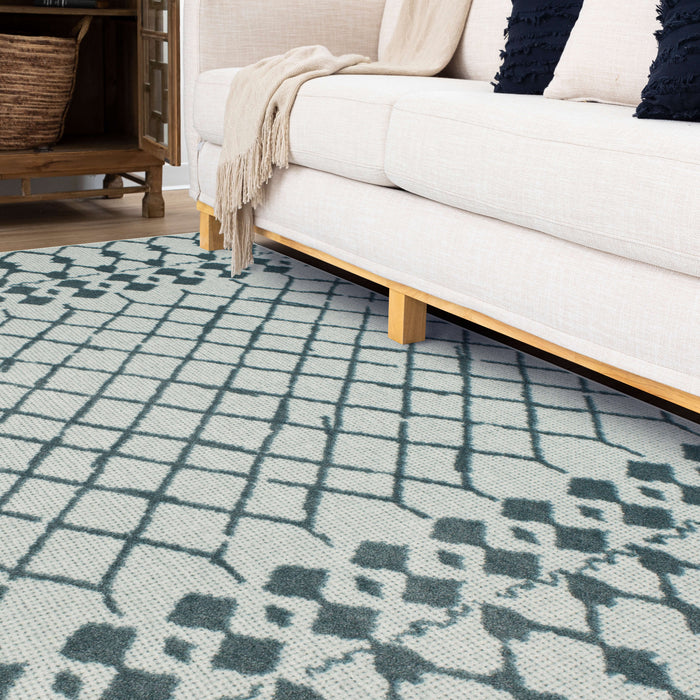 Technicolor Daniella Grey Area Rug
