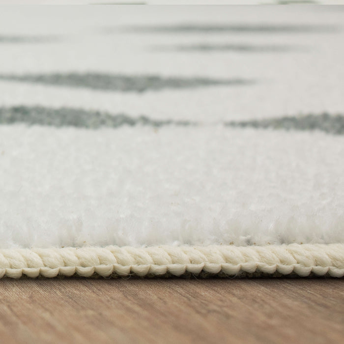 Technicolor Diamond Cream Area Rug