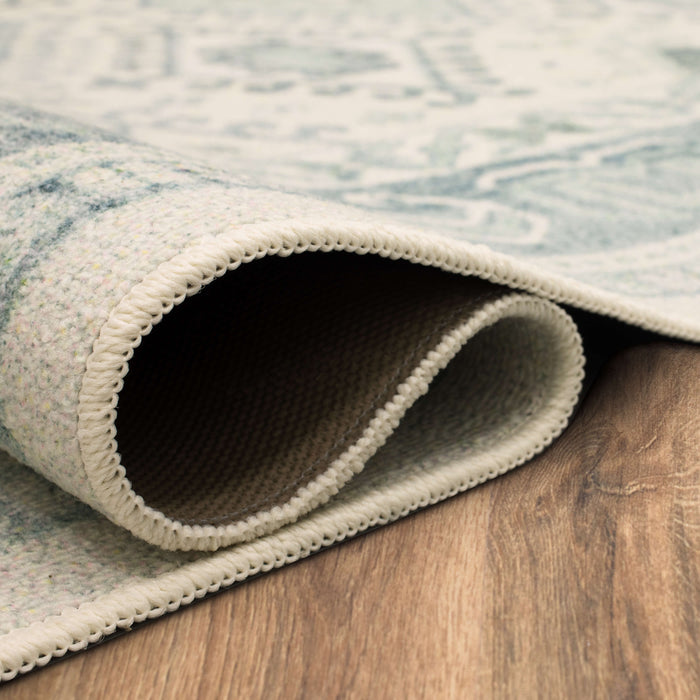 Grayson Diamond Blue Area Rug