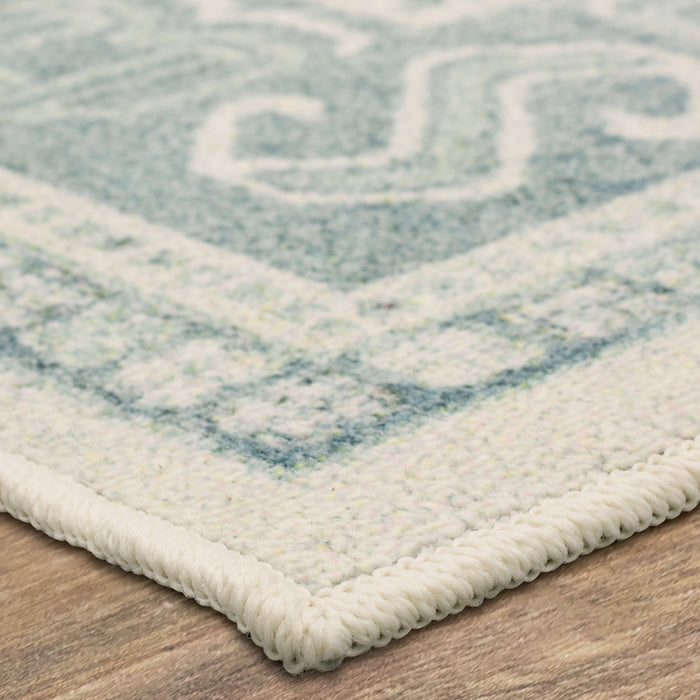 Grayson Diamond Blue Area Rug
