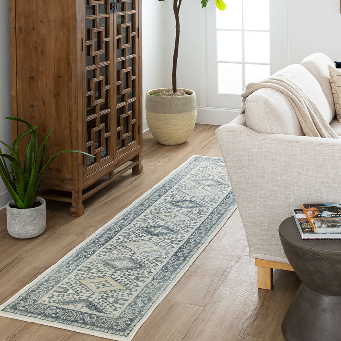 Grayson Diamond Grey Area Rug