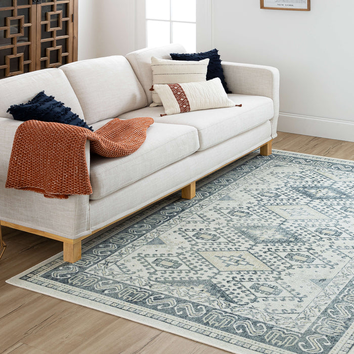 Grayson Diamond Grey Area Rug