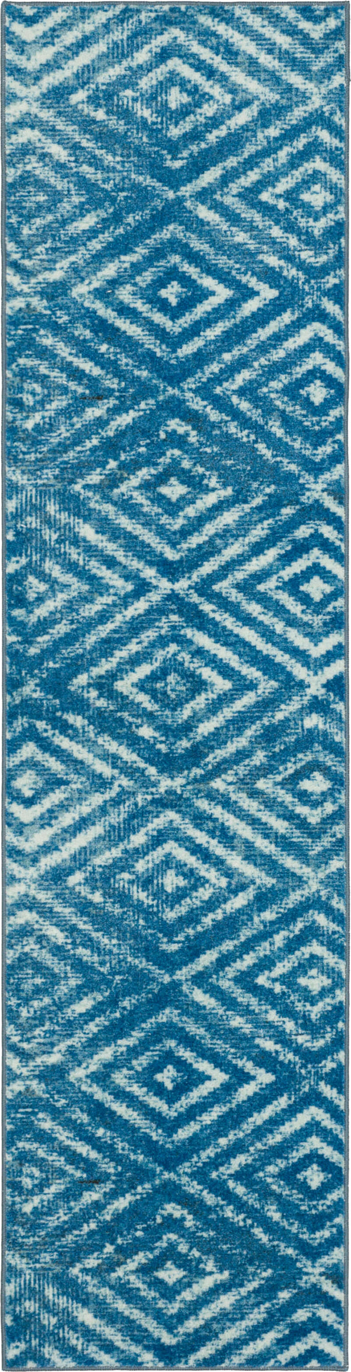 Technicolor Antique Blue Area Rug