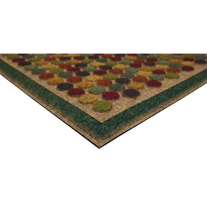Avenue Entry Mingle Blue & Red Door Mat