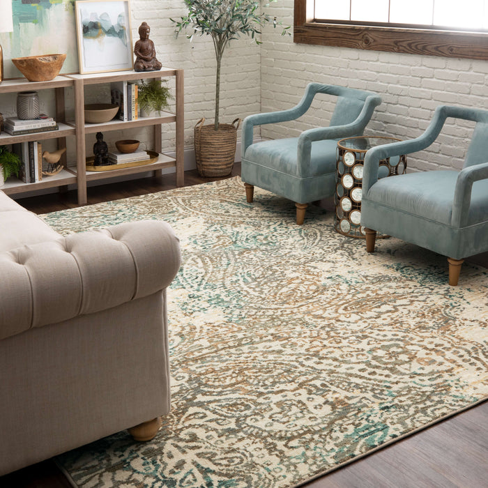 Karastan Touchstone Drava Jadeite Area Rug by Patina Vie