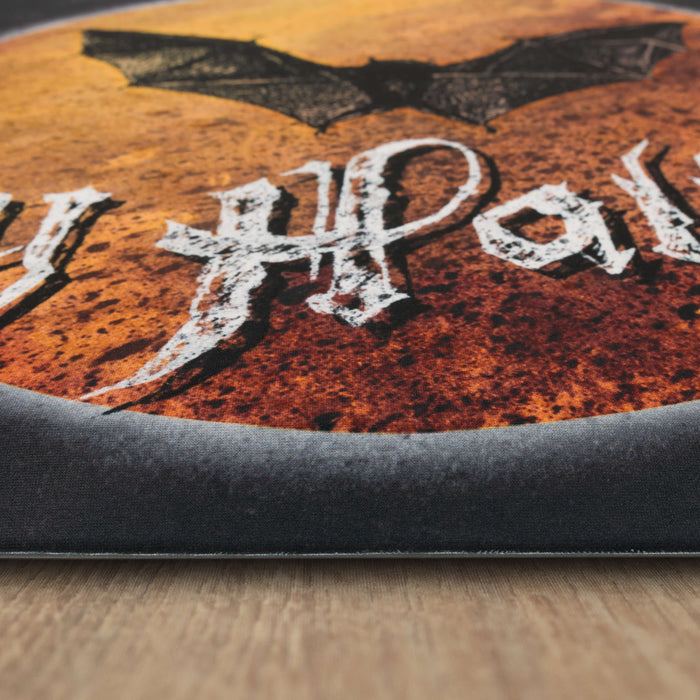 Halloween Harvest Moon Black Mat