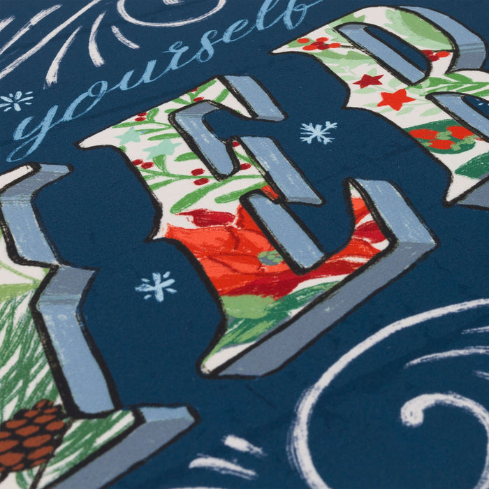 Holiday Joy Merry Multicolor Mat
