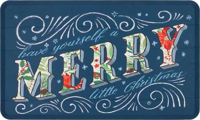 Holiday Joy Merry Multicolor Mat