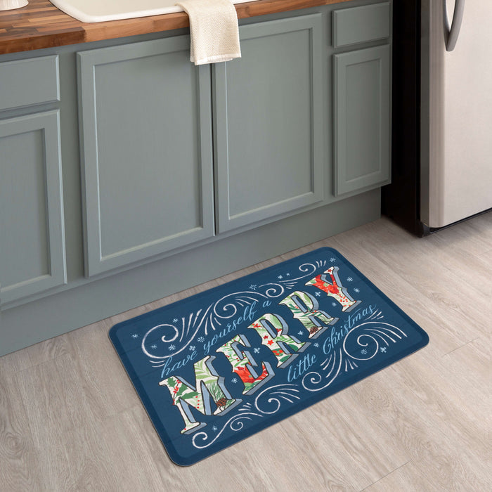 Holiday Joy Merry Multicolor Mat