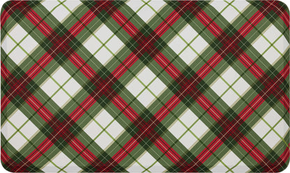 Holiday Plaid Multicolor Mat