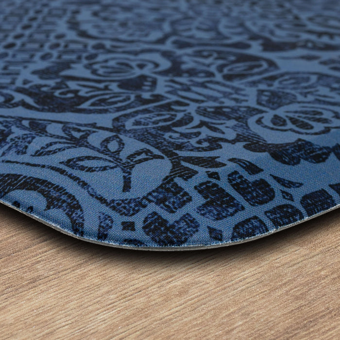 Damask Blue Mat