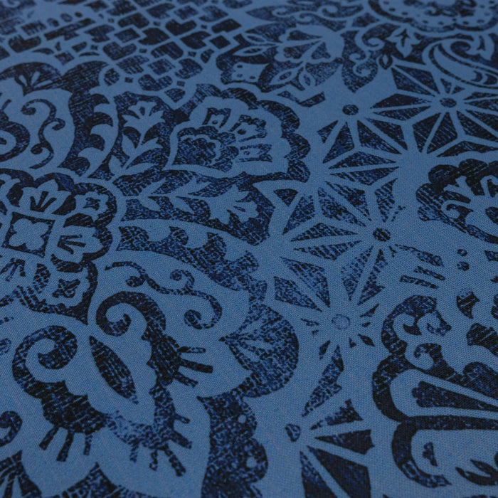 Damask Blue Mat