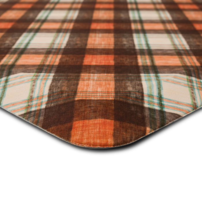 Harvest Chalk Plaid Multi Mat