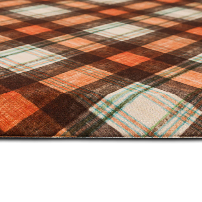 Harvest Chalk Plaid Multi Mat