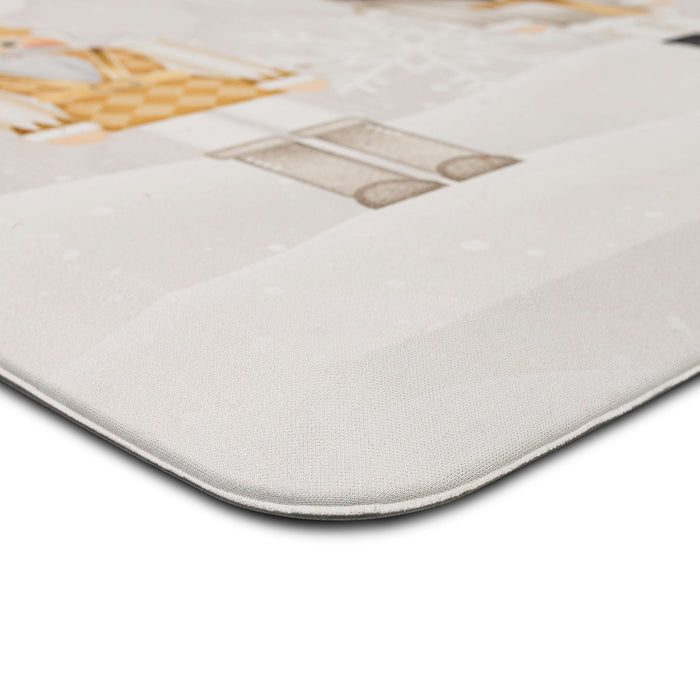 Nutcracker Holiday White Mat