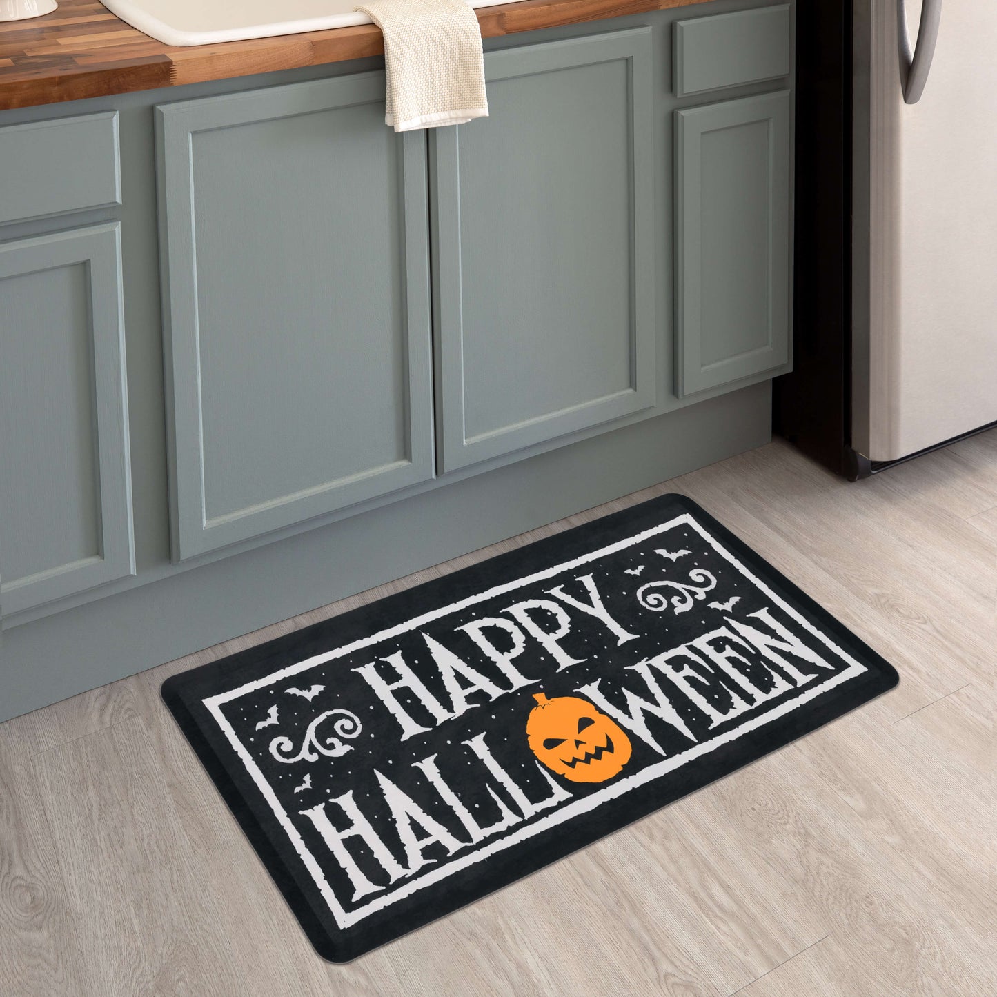 Halloween Chalk Black Mat