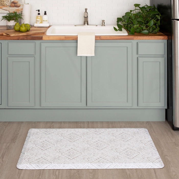Ornate Diamonds Grey Mat