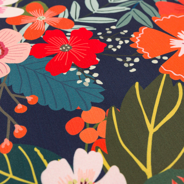 Blooming on Blue Mat