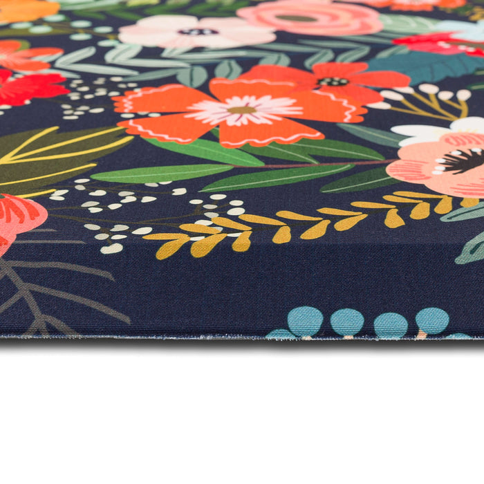 Blooming on Blue Mat