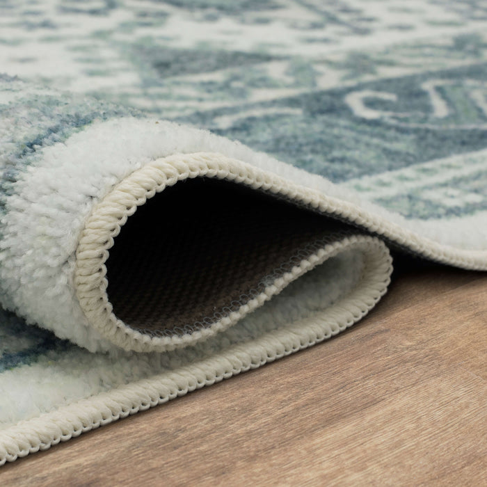 Technicolor Esther Grey Area Rug