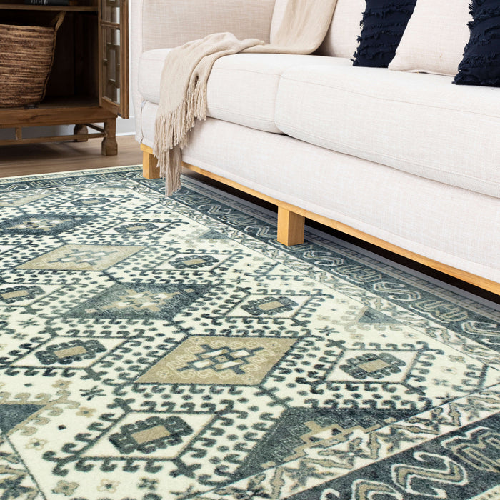 Technicolor Esther Grey Area Rug
