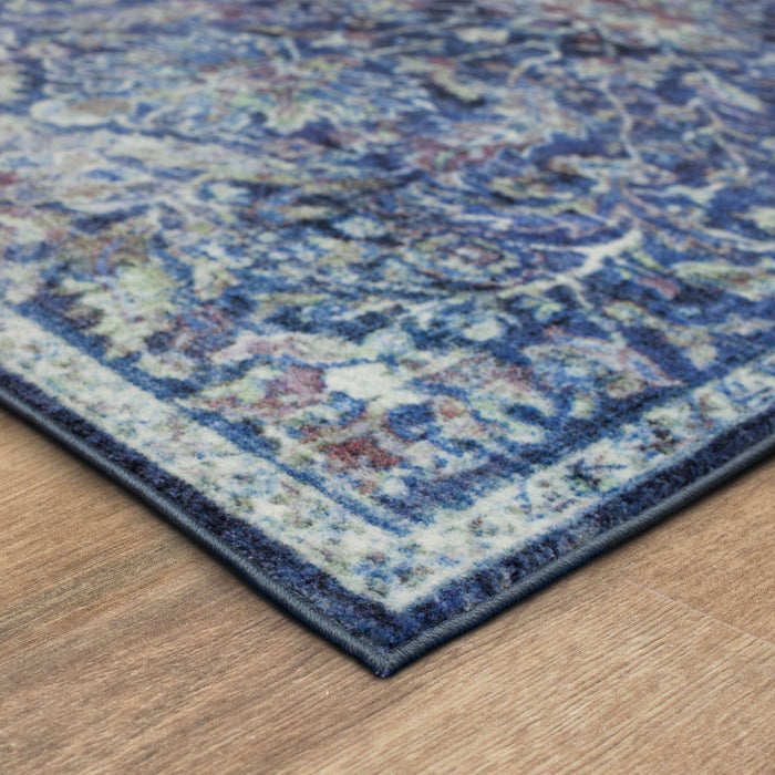 Technicolor Emilia Blue Area Rug