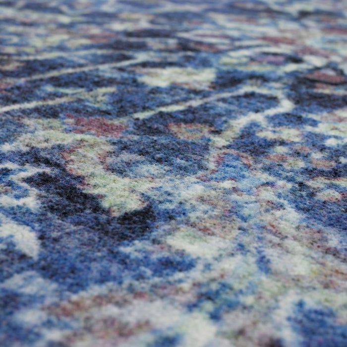 Technicolor Emilia Blue Area Rug