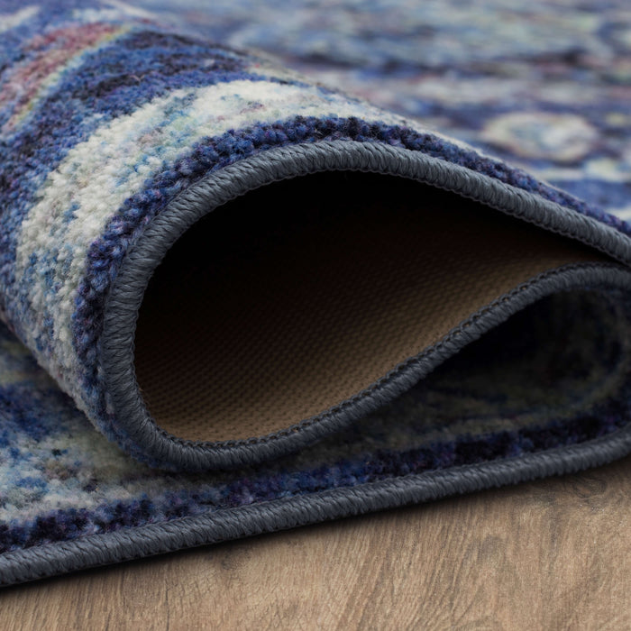 Technicolor Emilia Blue Area Rug