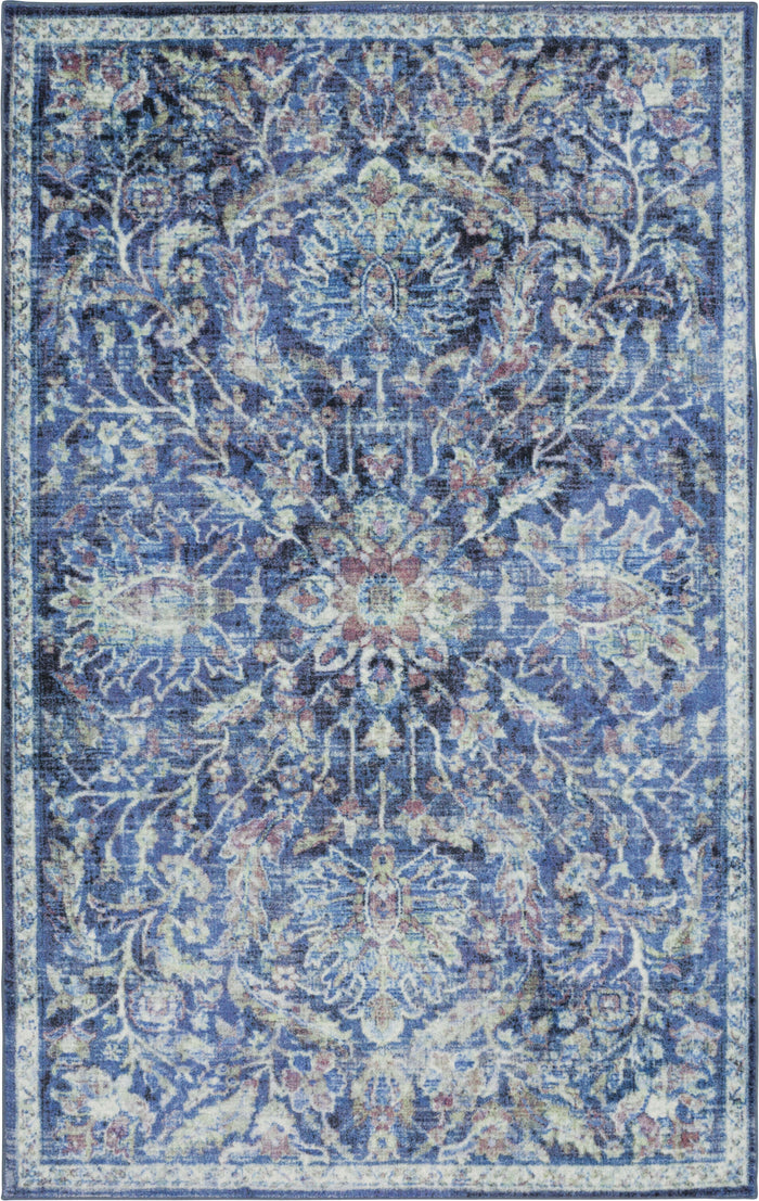 Technicolor Emilia Blue Area Rug