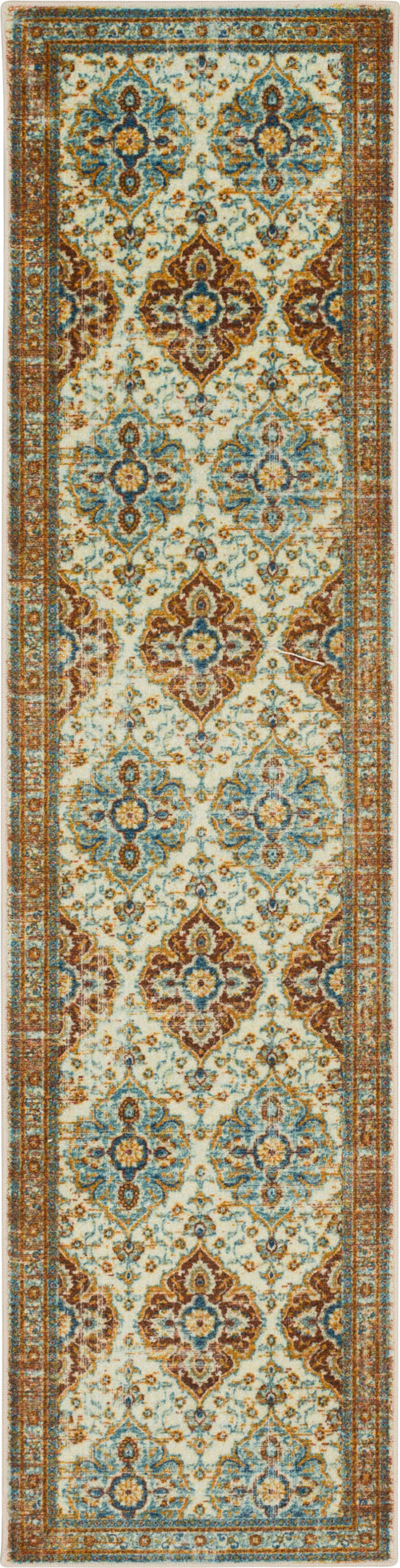 Technicolor Kerrigan Brown & White Area Rug