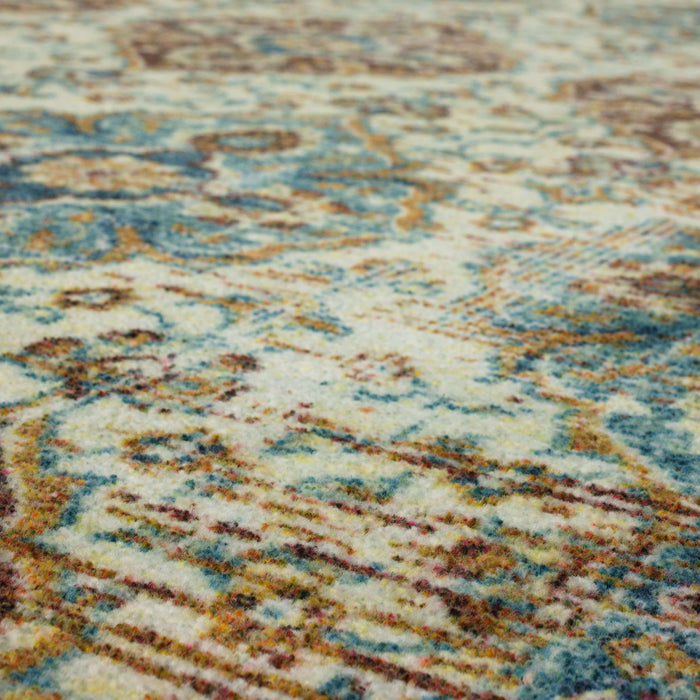 Technicolor Kerrigan Brown & White Area Rug