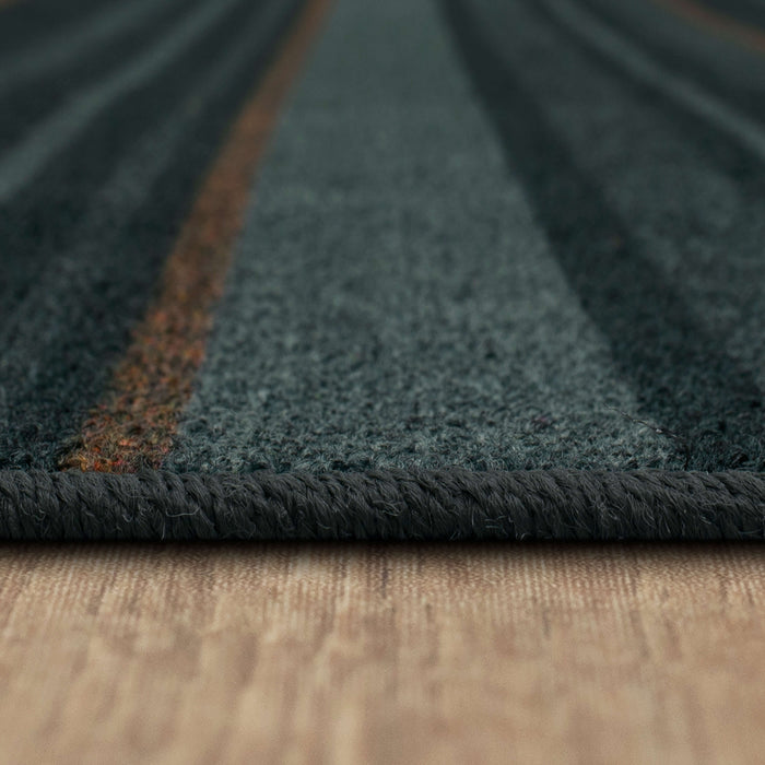 Suelle Black Area Rug