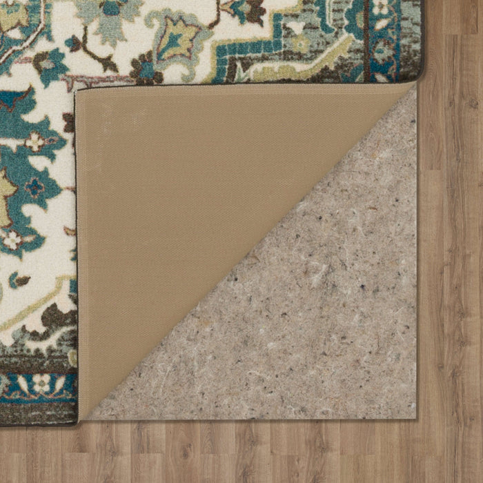 Technicolor Emilie Green & Brown Area Rug