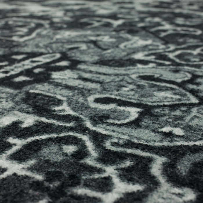 Technicolor Emilie Black Area Rug