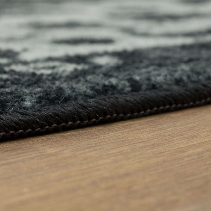 Technicolor Emilie Black Area Rug
