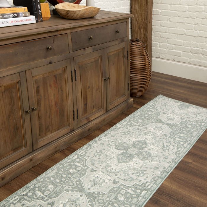 Technicolor Emilie Grey Area Rug
