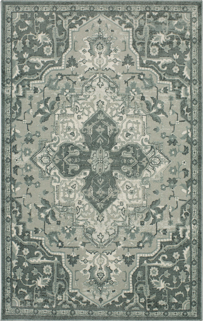 Technicolor Emilie Grey Area Rug