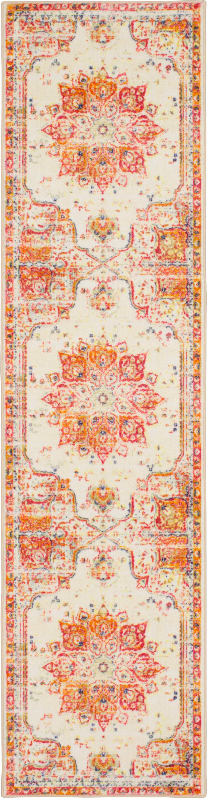 Technicolor Ember Red Area Rug