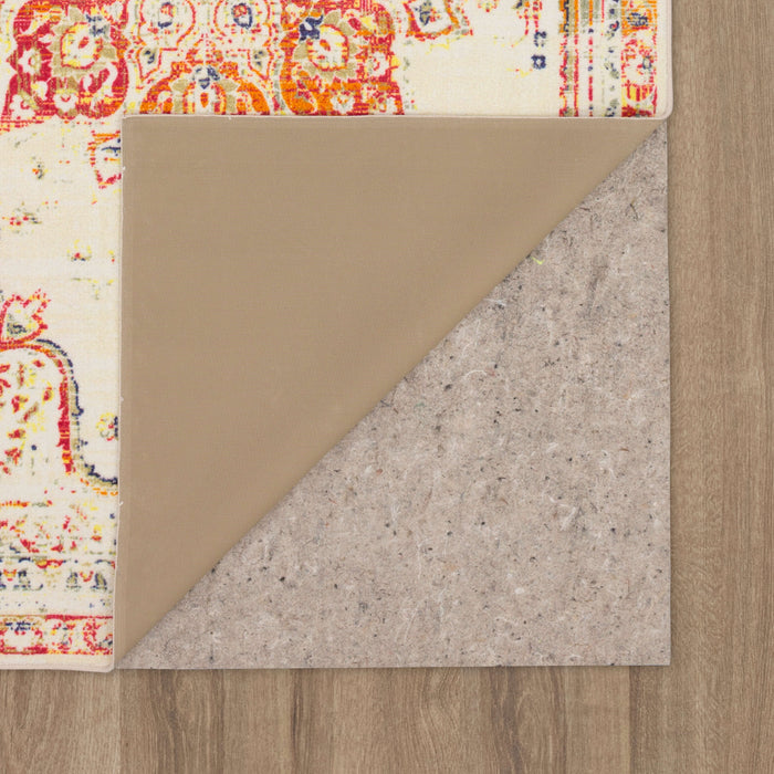 Technicolor Ember Red Area Rug