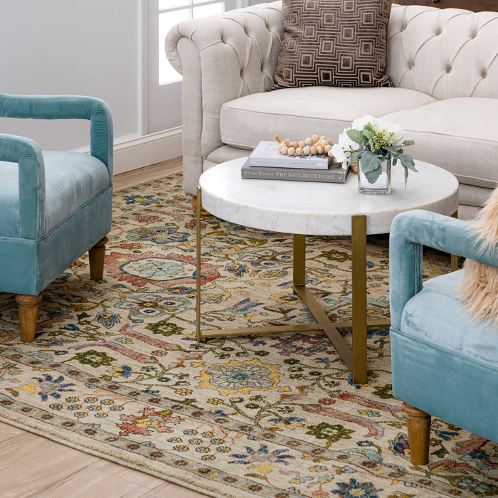 Karastan Pandora Enmity Dark Beige Area Rug