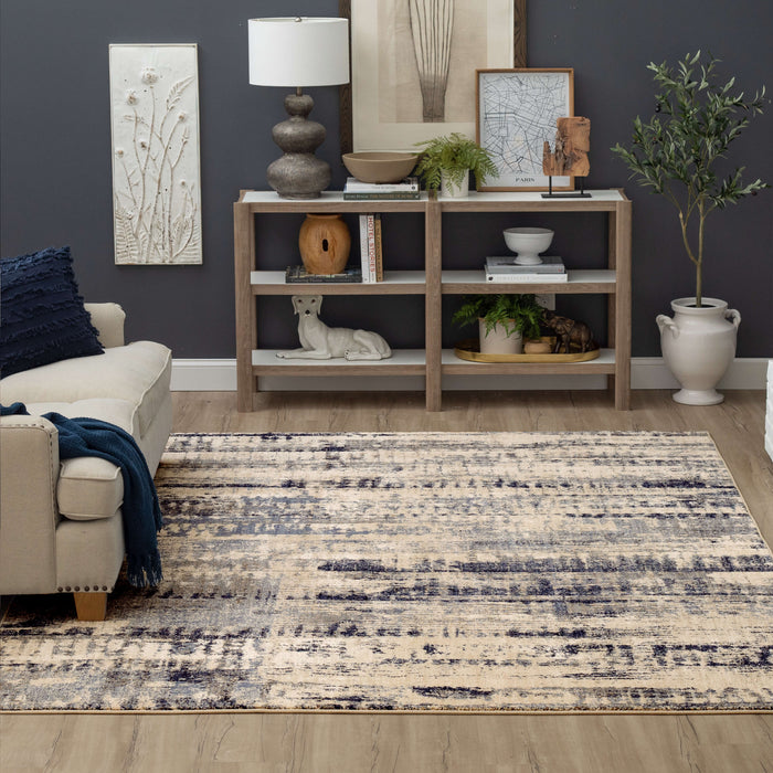Karastan Vanguard Ephemeral Ink Blue by Drew & Jonathan Home