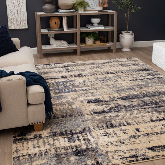 Karastan Vanguard Ephemeral Ink Blue by Drew & Jonathan Home