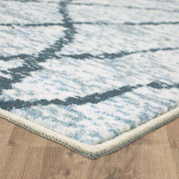 Technicolor Eden Grey Area Rug