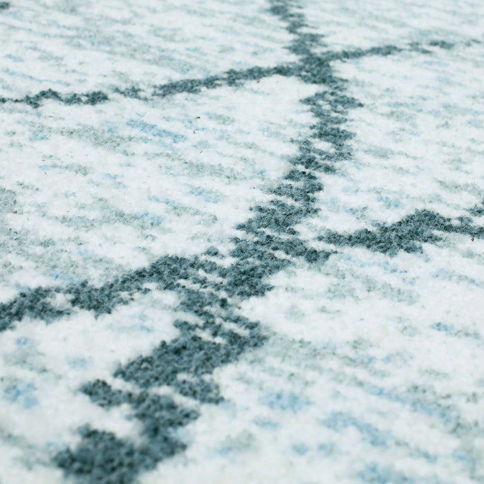 Technicolor Eden Grey Area Rug