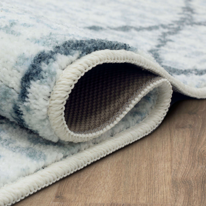 Technicolor Eden Grey Area Rug