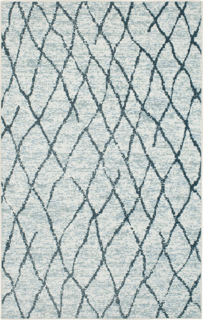 Technicolor Eden Grey Area Rug