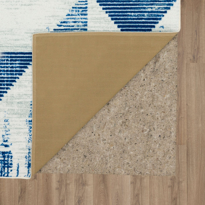 Technicolor Triangles Royal Area Rug