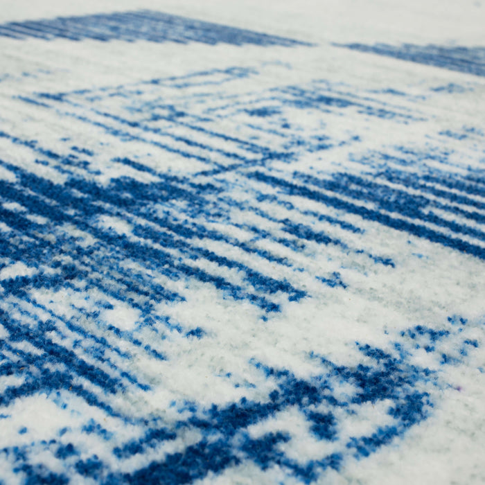 Technicolor Triangles Royal Area Rug