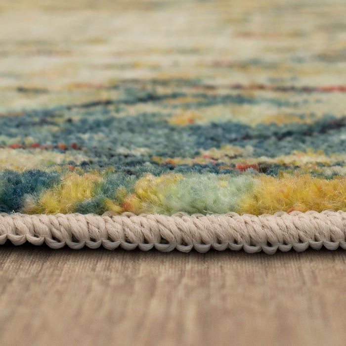 Technicolor Lana Blue Area Rug